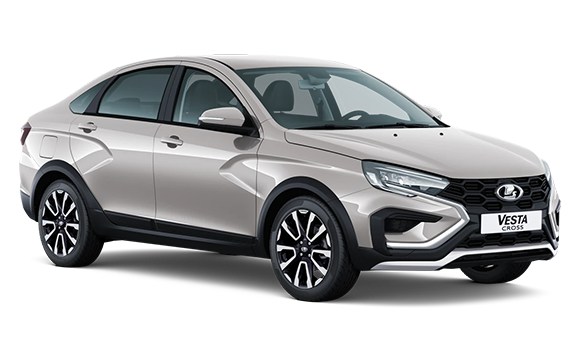 Lada Vesta Cross I Рест - Серебристый "Платина"